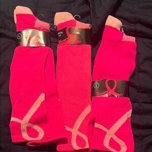 3- TCK Aware breast cancer soccer socks